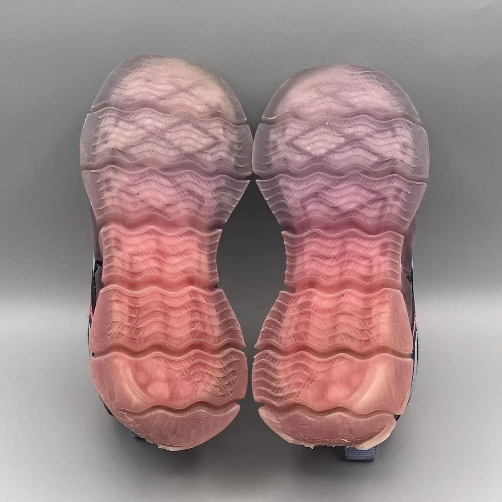 Reebok Zig N Glow Black‎ Pink Slip On Athletic Shoes - Kids Toddler Size 12